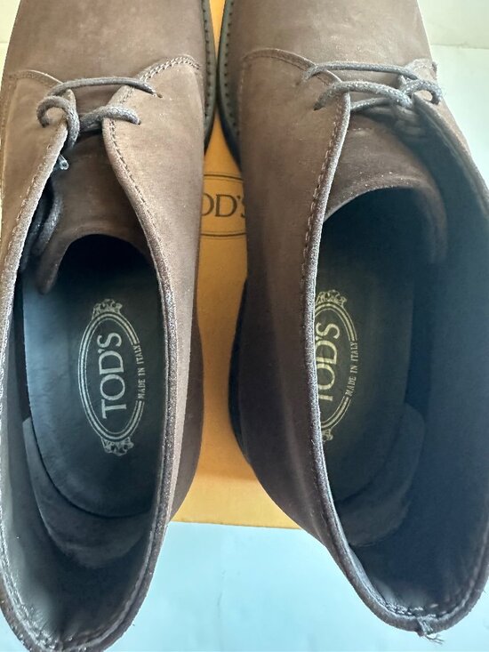 Tod\'s Suede Desert Chukka Boots - Brown - Size US14 (UK13) main image 9